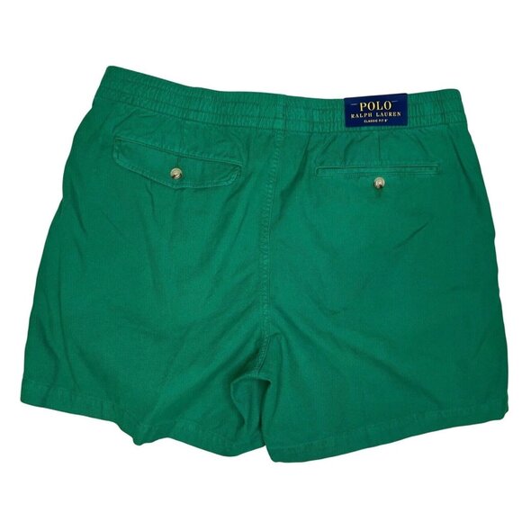 Polo Ralph Lauren XL Classic Fit 5" Prepster Elastic Waist Chino Shorts Green - Picture 2 of 9